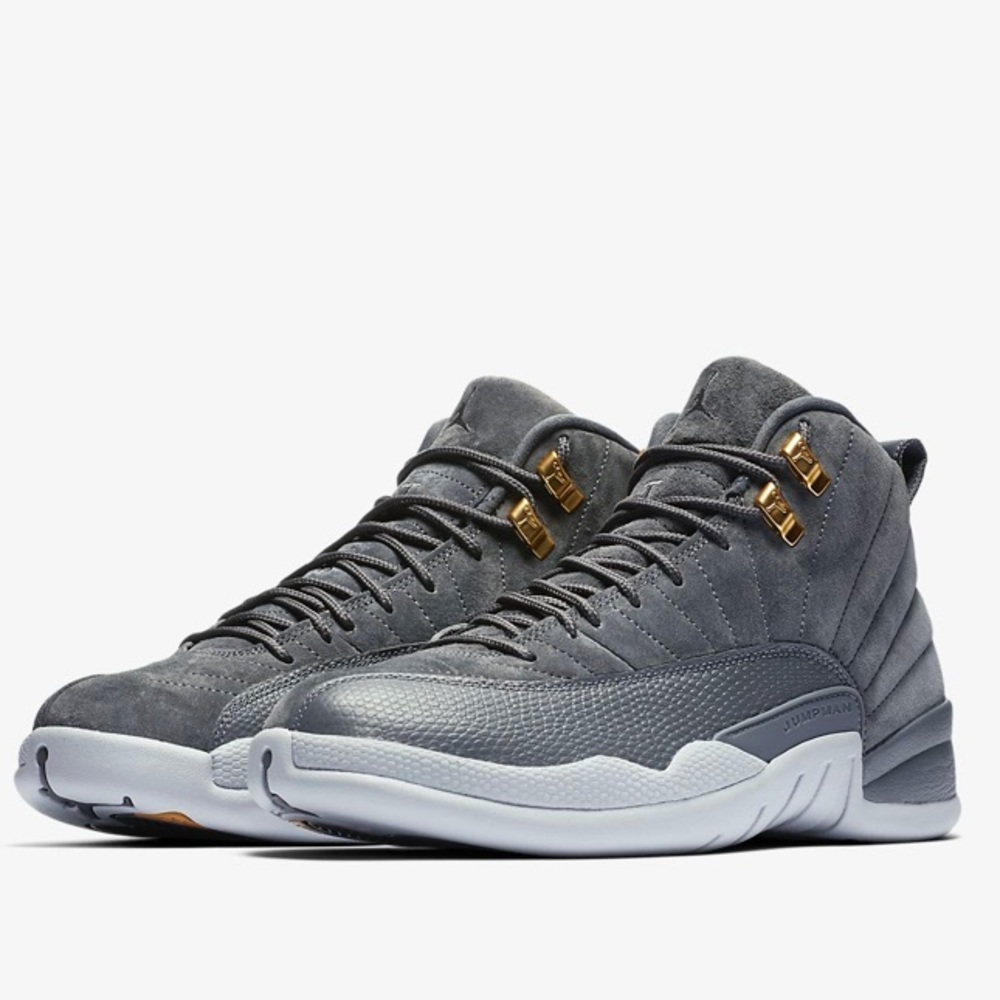 Air Jordan 12 retro Wolf Grey/DarkGrey/Golden
